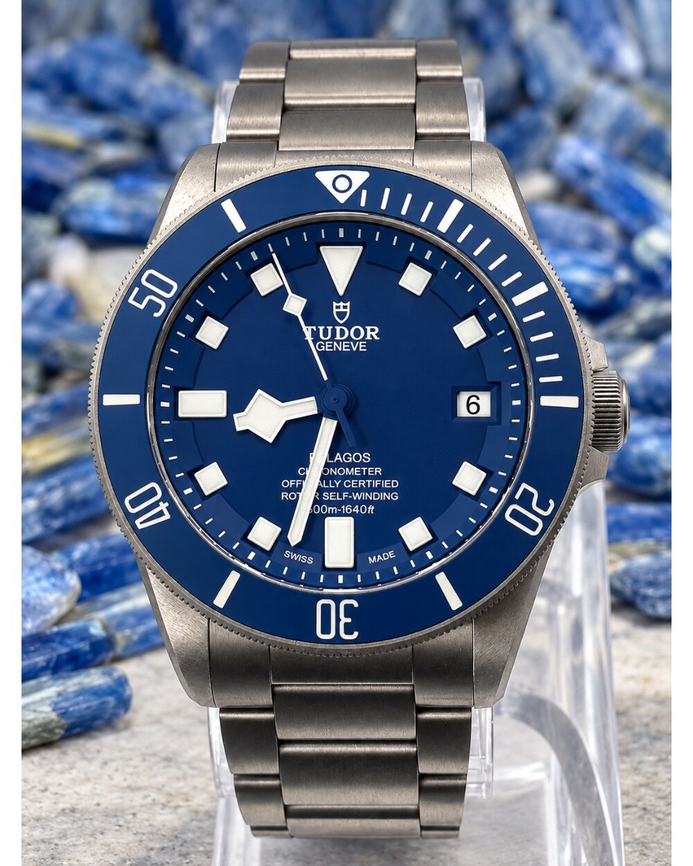 Tudor Pelagos Blue Titanium M25600TB-0001